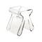 Umbra 17" x 17" Clear Magino Stool with Magazine Rack